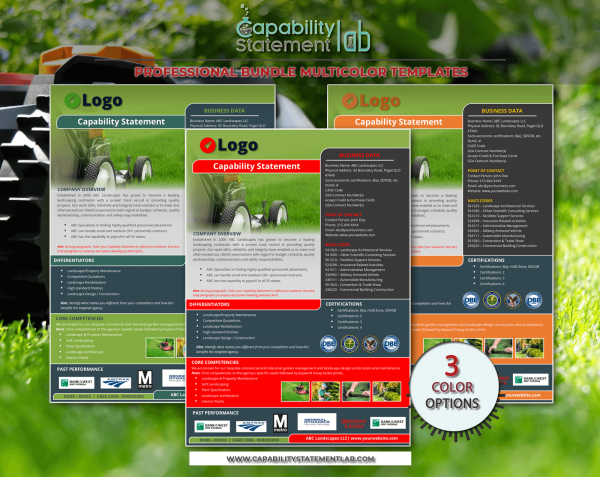 Landscaping Capability Statement _ Template